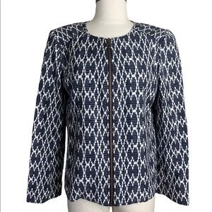 J Crew factory Jacquard Motorcycle Jacket size s